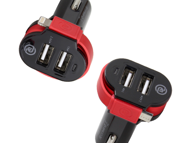 ChargeIt! Dual-Output Car Charger