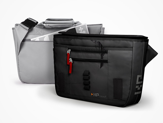 FaceOff Convertible Messenger Bag + R&B Flap (Multiple Colors)
