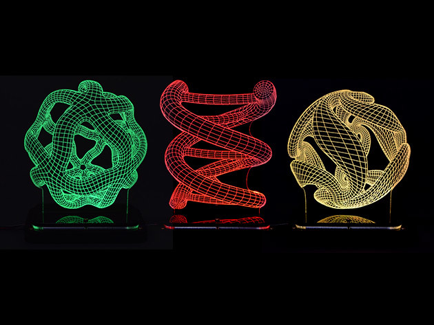 'Blue Pine Studio' 3D-Illusion Lighting Sculpture